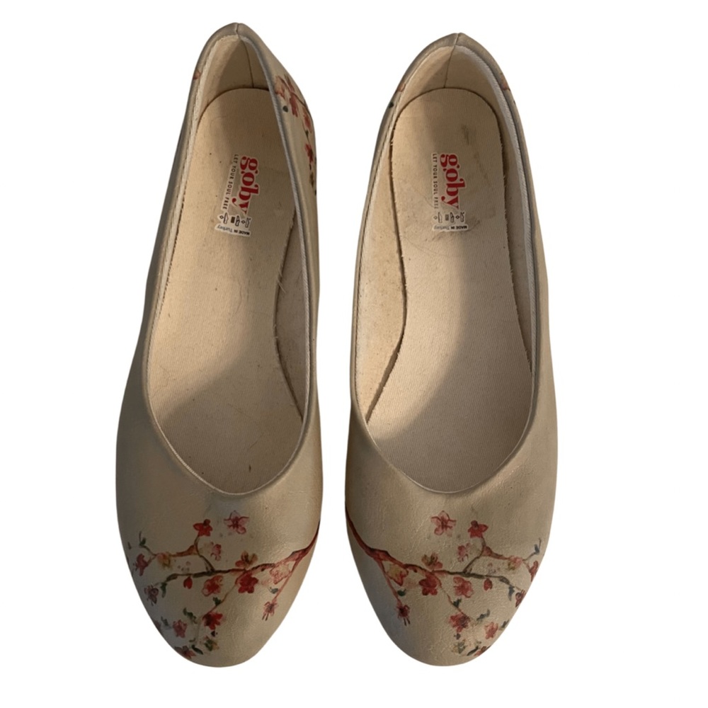 GOBY Cherry Blossom Ballerina Flats Size 40